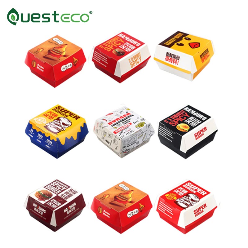 Hvor stammer prøveudsving fra Takeaway Hamburger Paper Box-prøve-rigtige partier?