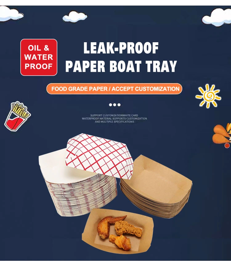 Snack Paper Boat Tray